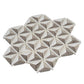 Mirage 12x12 Warm Beige White Marble Mosaic 3D Pyramid Wall and Floor Tile (5 Pack, 4.92 sq ft/case) - Sample