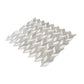 Mirage 10x12 Warm Beige White Marble Mosaic Leaf Wall and Floor Tile (5 Pack, 4.07 sq ft/case)