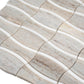 Mirage 12x12 Warm Beige White Marble Mosaic Floral Wall and Floor Tile (5 Pack, 5.04 sq ft/case)