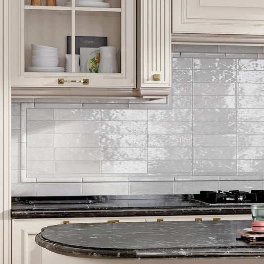 White 2.58 in. x 8 in. Polished Ceramic Subway Tile (50 Cases, 269 sqft/Pallet)