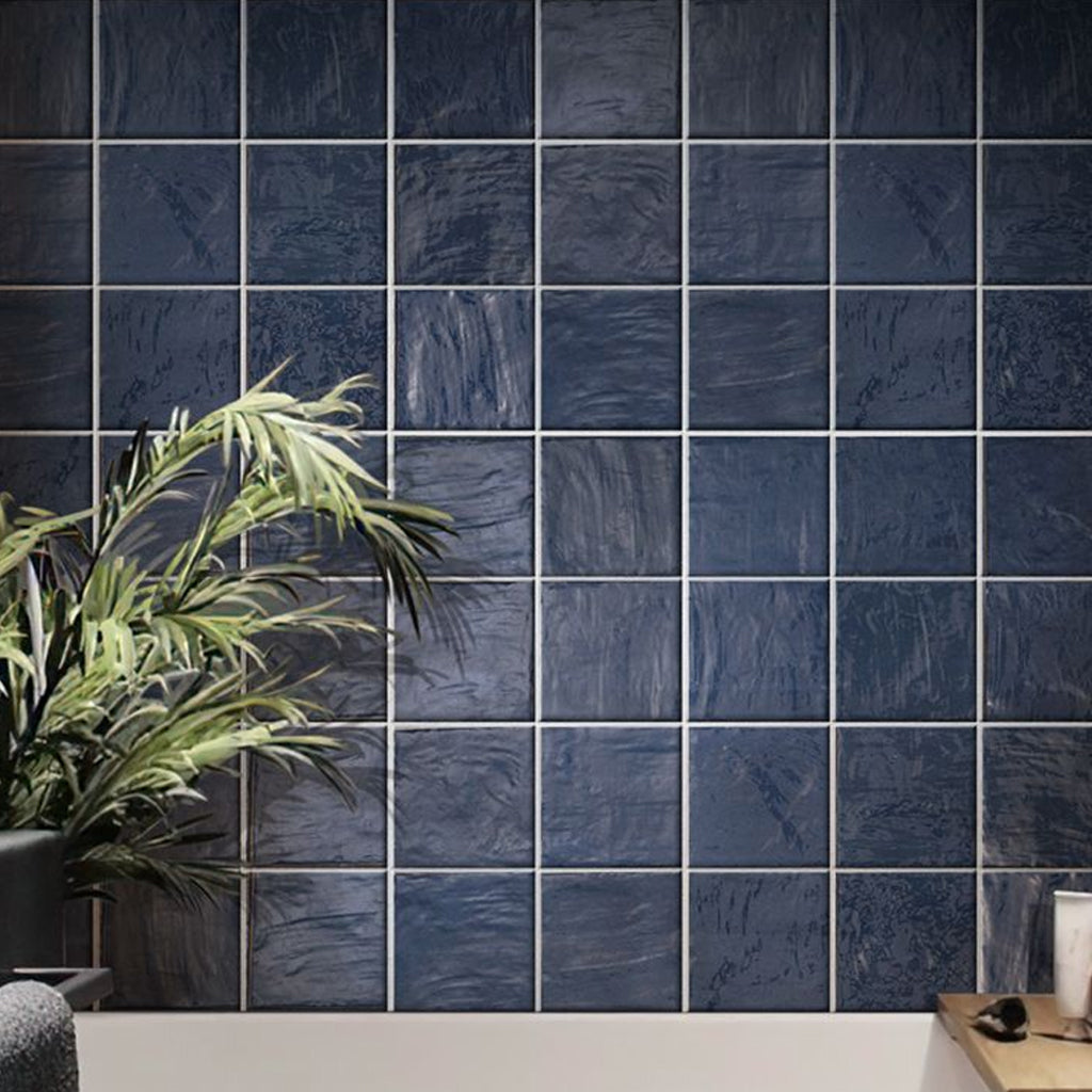 Buy Online 5x5 Dark Blue Polished Ceramic Subway Tile - Apollo Tile Full, image size:1024x1024