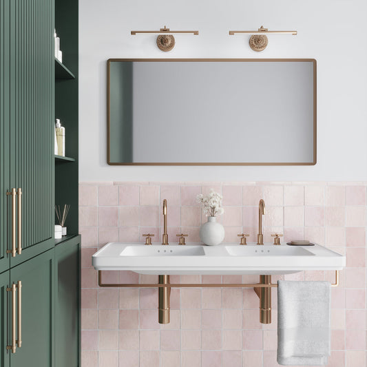 Soft Pink 5.2 in. x 5.2 in. Polished Ceramic Subway Tile (50 Cases, 538 sqft/Pallet)