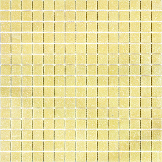 20-pack Dune 12 in. x 12 in. Glossy Cream Beige Glass Mosaic Wall and Floor Tile (20 sq ft/case)