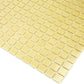 Cream Beige 12x12 Uniform Square Glossy Glass Mosaic Tile (20 pack, 20 sq ft/case) - Sample