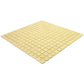 Cream Beige 12x12 Uniform Square Glossy Glass Mosaic Tile (20 pack, 20 sq ft/case) - Sample