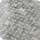 Sample - Porpoise Gray 12x12 Polished Bardiglio Nuvolato, Eastern White Marble Basketweave Mosaic tile (5 pack, 5 sq ft/case)