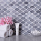 Gray 12x12 Polished Octagon Marble Mosaic Tile (5 pack, 5.08 sq ft/case) - Sample