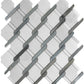 11x12 White and Gray Linking Chain Tile