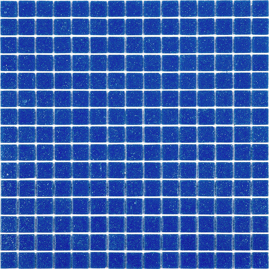 Cerulean Blue 12x12 Glossy Uniform Square Glass Mosaic Tile (20 pack, 20 sq ft/case) - Sample
