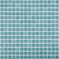 Sample - Blue-Green 12x12 Uniform Square Glossy Glass Mosaic Tile (20 pack, 20 sq ft/case)