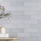 Gray 2.5x8 Glossy Matte Subway Ceramic Tile (38 pack, 5.38 sq ft/case)