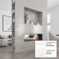 White 1.25x8 Matte Glossy Ceramic Bullnose Tile Trim (10 pack, 0.667 sq ft/case) - Sample