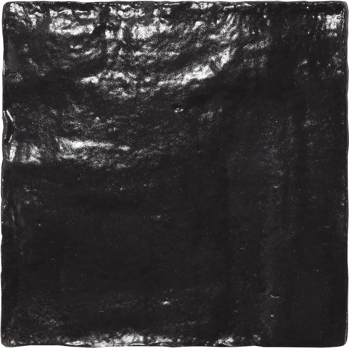 4x4 Black Ceramic Tile