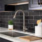 2X8 Black Ceramic Subway Tile