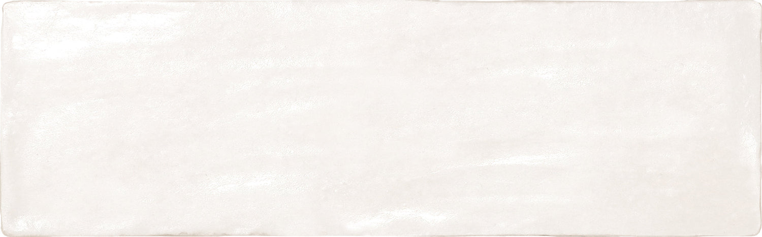 White 2.5x8 Glossy Matte Subway Ceramic Tile (38 pack, 5.38 sq ft/case) - Sample