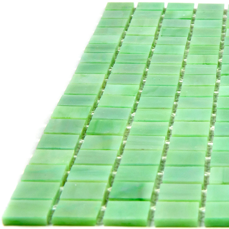 20-pack Skosh 11.6 in. x 11.6 in. Glossy British Racing Green Glass Mosaic Wall and Floor Tile (18.69 sq ft/case)