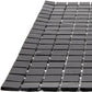 Black 12x12 Glossy Uniform Square Glass Mosaic Tile (20 pack, 18.69 sq ft/case) - Sample