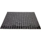 Black 12x12 Glossy Uniform Square Glass Mosaic Tile (20 pack, 18.69 sq ft/case) - Sample