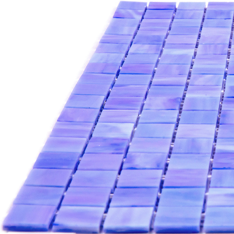 Rainbow Blue 12x12 Glossy Uniform Square Glass Mosaic Tile (20 pack, 18.69 sq ft/case) - Sample