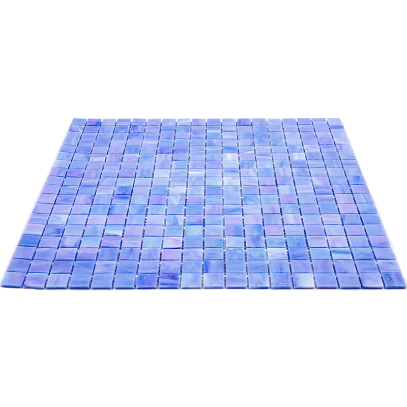 Rainbow Blue 12x12 Glossy Uniform Square Glass Mosaic Tile (20 pack, 18.69 sq ft/case) - Sample