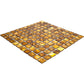 20 pack Light Bronze 12 in. x 12 in. Square Polished Natural Shell Mosaic Tile (20 sq ft/case) - Sample