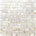 Sample - Shell White 12x12 Polished Square Shell Mother of Pearl Mosaic Tile (20 pack, 20 sq ft/case)