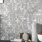 Shell White 12x12 Square Polished Shell Mother of Pearl Mosaic Tile (20 pack, 20 sq ft/case) - Sample