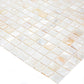 Shell White 12x12 Square Polished Shell Mother of Pearl Mosaic Tile (20 pack, 20 sq ft/case) - Sample