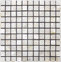 Sample - Chiffon White 11x11 Polished Square Shell Mother of Pearl Mosaic Tile (20 pack, 18.05 sq ft/case)