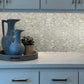 Bone White 11x12 Polished Oval Shell Mother of Pearl Mosaic Tile (20 pack, 18.67 sq ft/case) - Sample