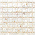 Sample - Shell White 12x12 Polished Square Shell Mother of Pearl Mosaic Tile (20 pack, 20 sq ft/case)