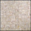 Sample - Shell White 12x12 Polished Brick Shell Mother of Pearl Mosaic Tile (20 pack, 19.34 sq ft/case)