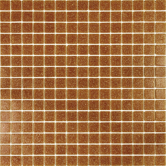20-pack Dune 12 in. x 12 in. Glossy Apricot Red Glass Mosaic Wall and Floor Tile (20 sq ft/case)
