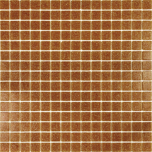 Apricot Red 12x12 Glossy Uniform Square Glass Mosaic Tile (20 pack, 20 sq ft/case) - Sample