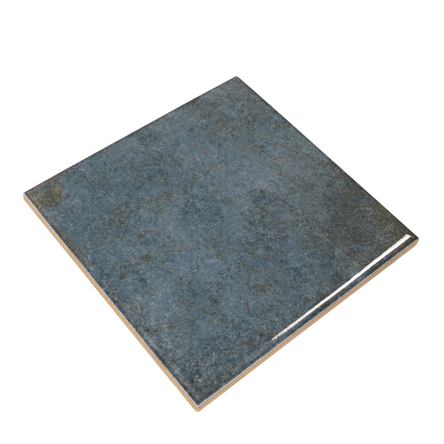 Zahara 6x6 Slate Blue Porcelain Zellige Square Wall and Floor Tile (22 Pack, 5.38 sq ft/case)