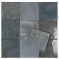 Zahara 6x6 Slate Blue Porcelain Zellige Square Wall and Floor Tile (22 Pack, 5.38 sq ft/case)