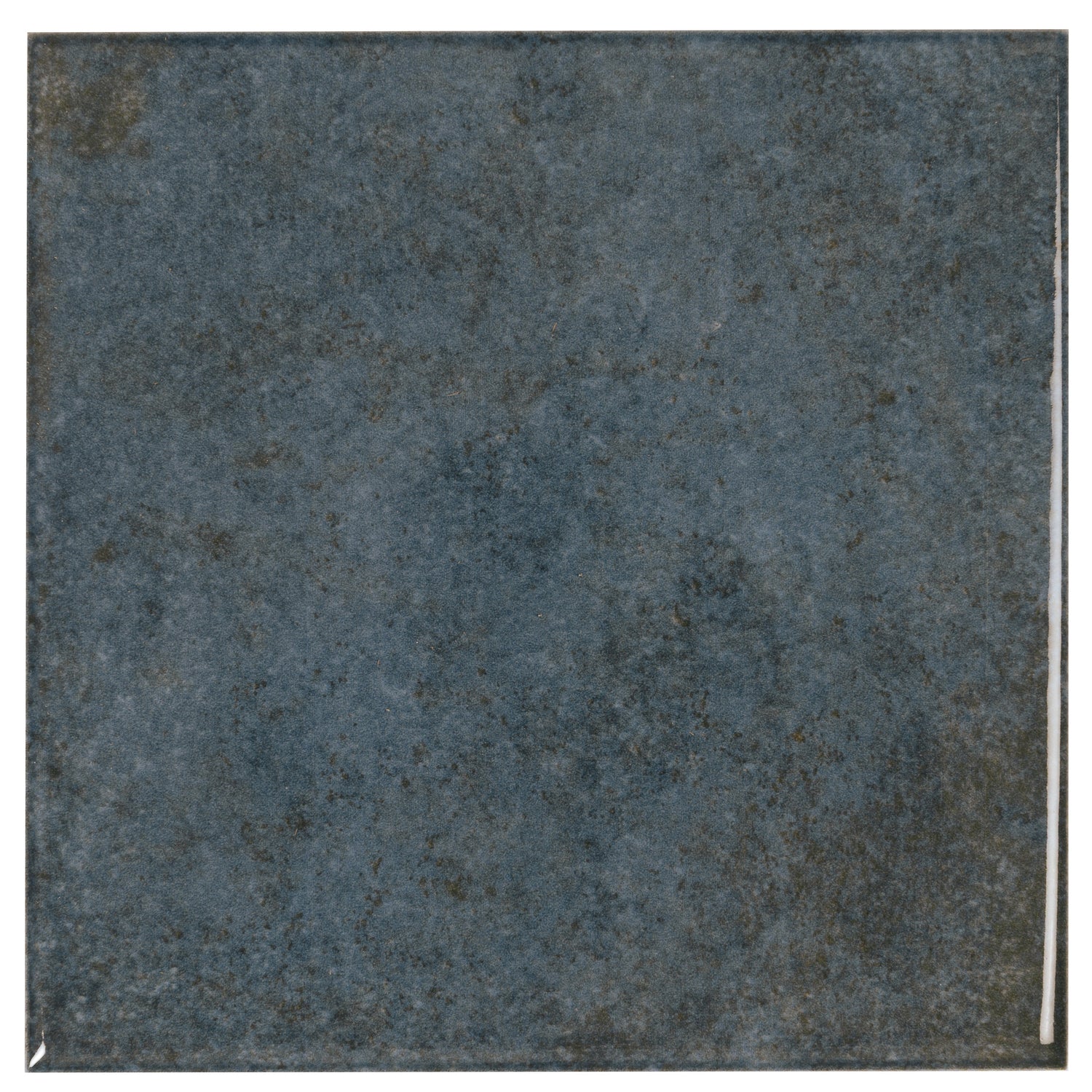 Zahara 6x6 Slate Blue Porcelain Zellige Square Wall and Floor Tile (22 Pack, 5.38 sq ft/case) - Sample