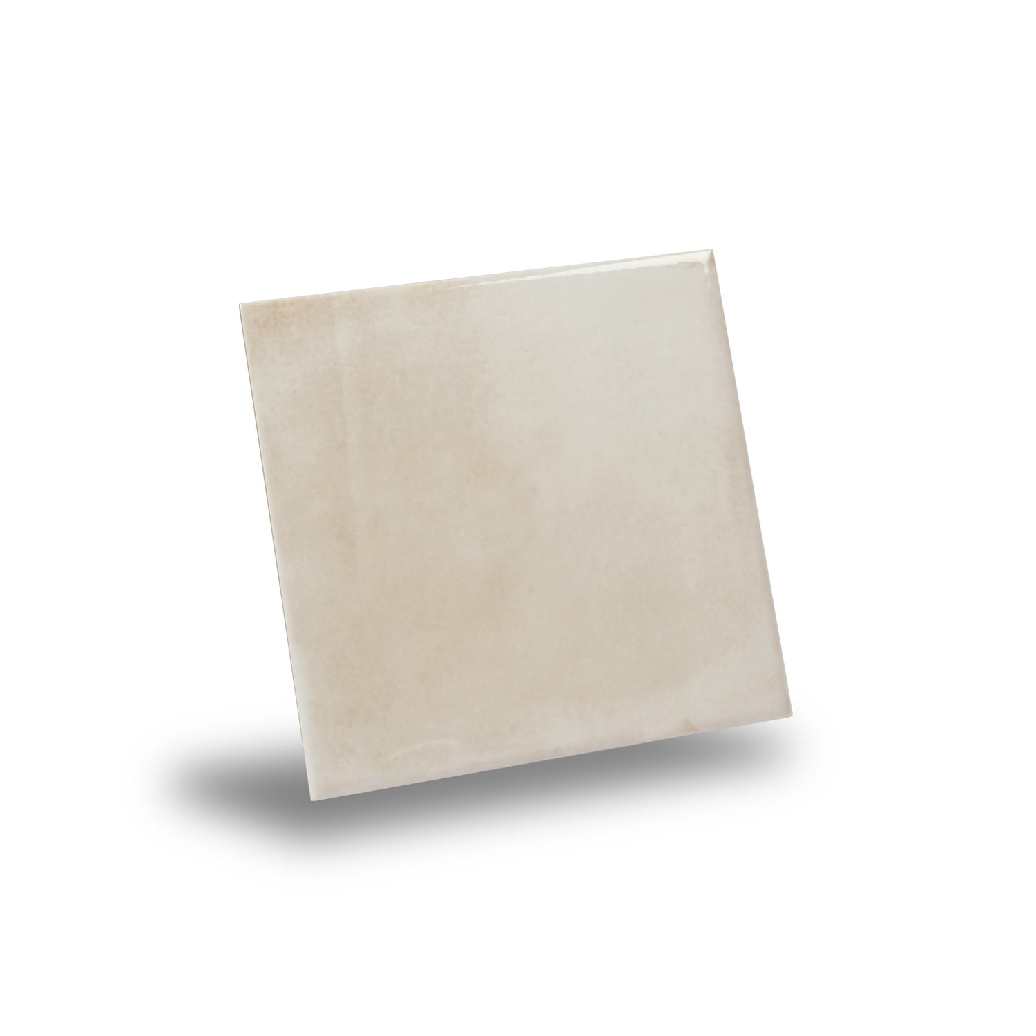 Zahara 6x6 Creamy off-white Porcelain Zellige Square Wall and Floor Tile (22 Pack, 5.38 sq ft/case) - Sample
