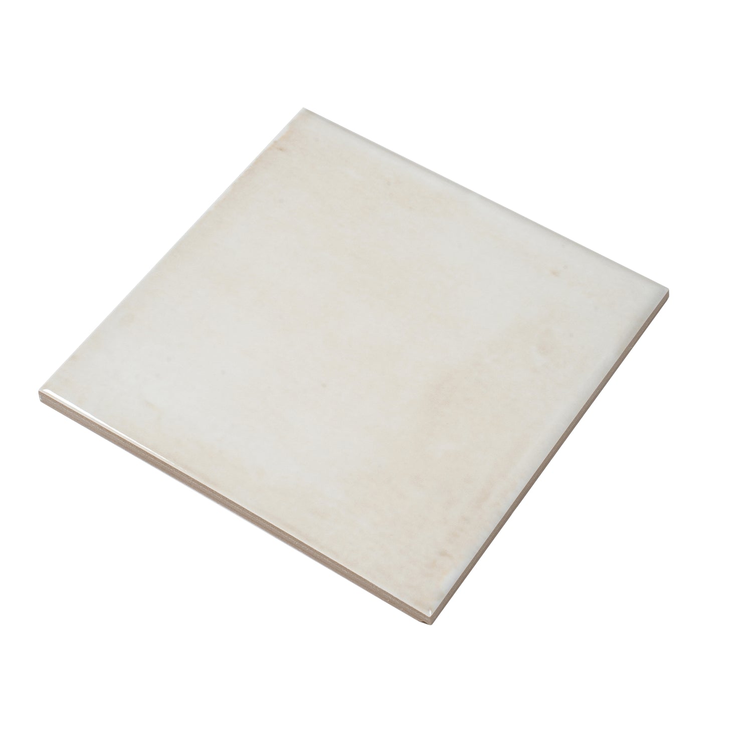 Zahara 6x6 Creamy off-white Porcelain Zellige Square Wall and Floor Tile (22 Pack, 5.38 sq ft/case)