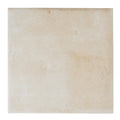 Creamy off-white 6x6 matte porcelain zellige square tile with subtle texture and soft natural tones
