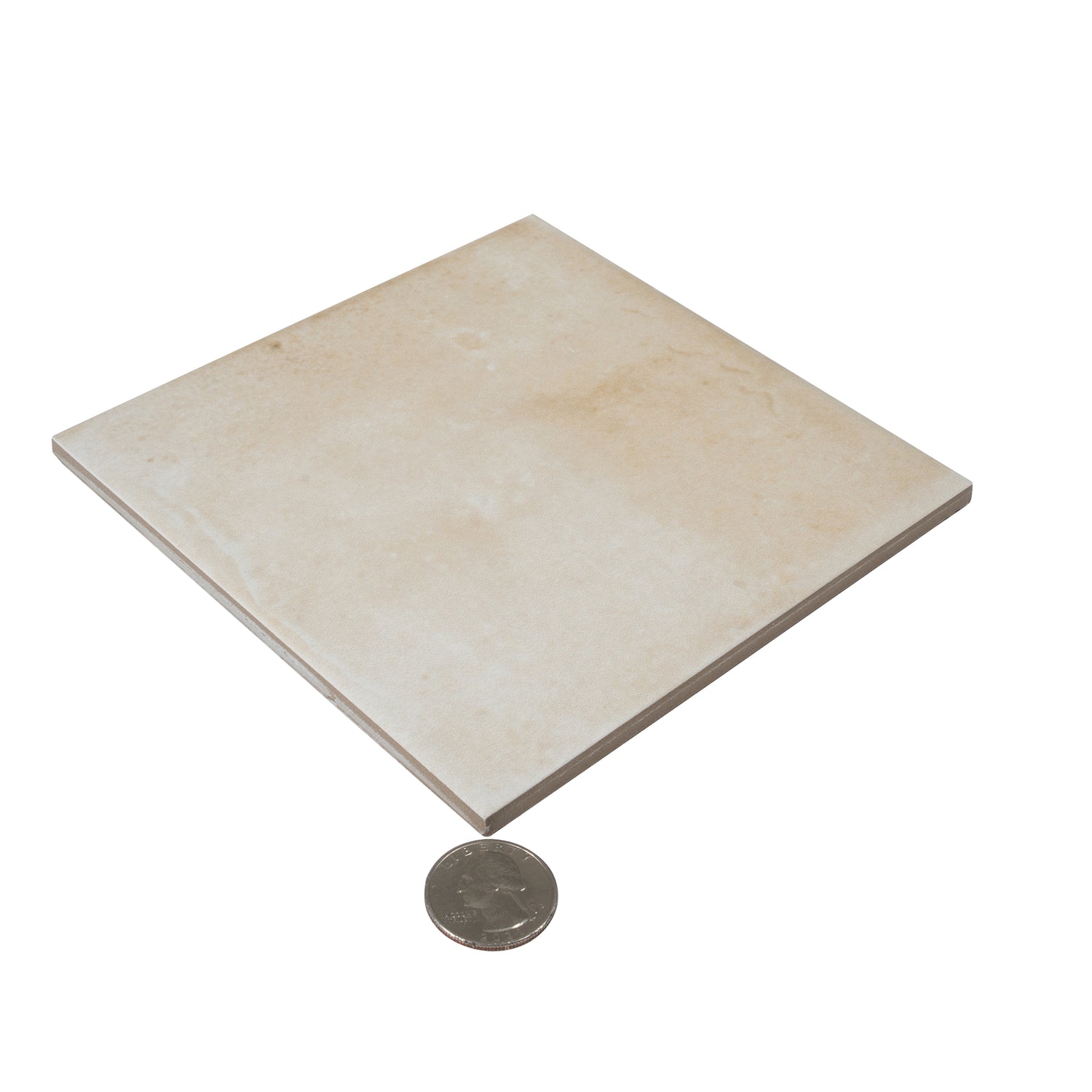 Zahara 6x6 Creamy off-white Porcelain Zellige Square Wall and Floor Tile (22 Pack, 5.38 sq ft/case)