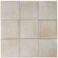 Zahara 6x6 Creamy off-white Porcelain Zellige Square Wall and Floor Tile (22 Pack, 5.38 sq ft/case)