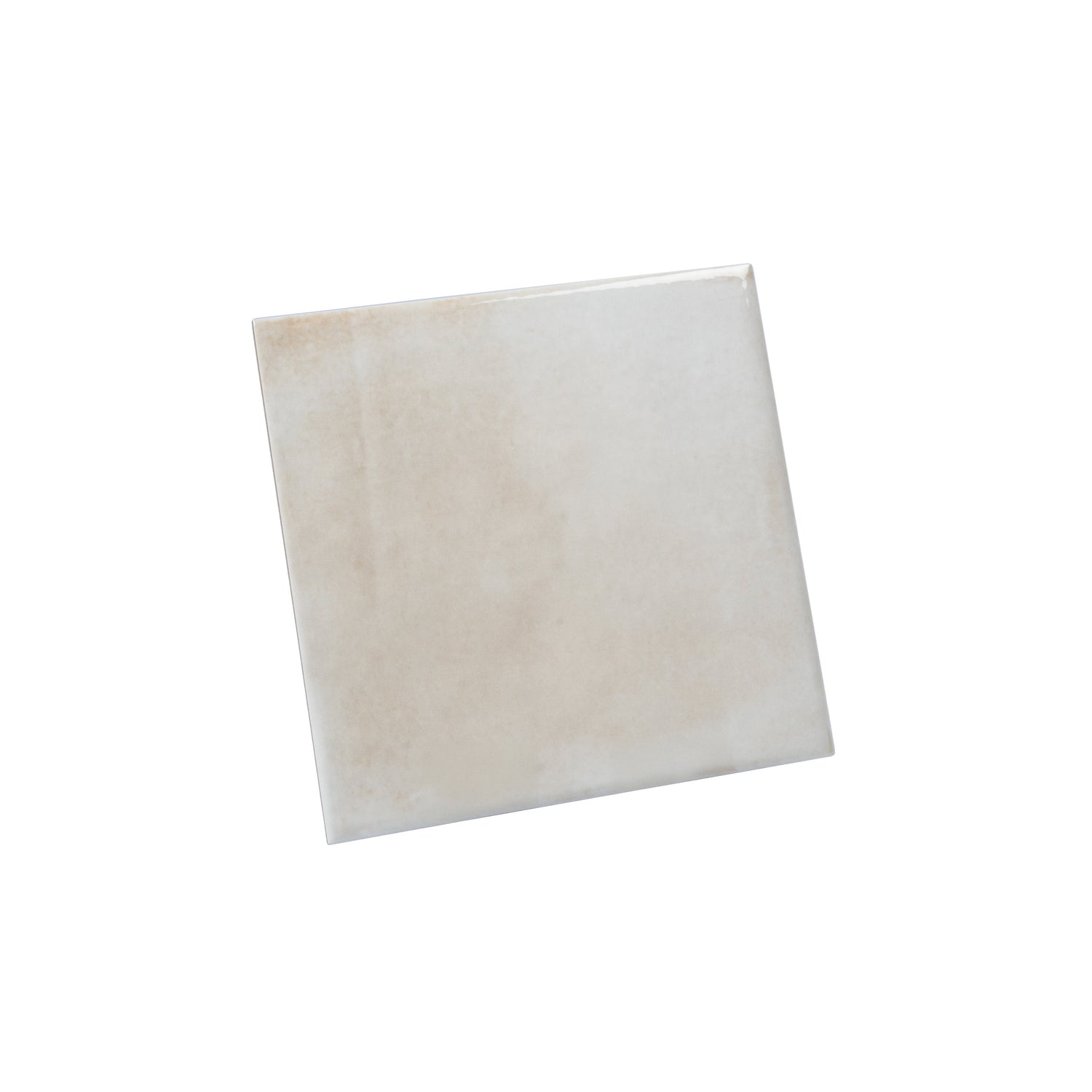 Zahara 6x6 Creamy off-white Porcelain Zellige Square Wall and Floor Tile (22 Pack, 5.38 sq ft/case) - Sample