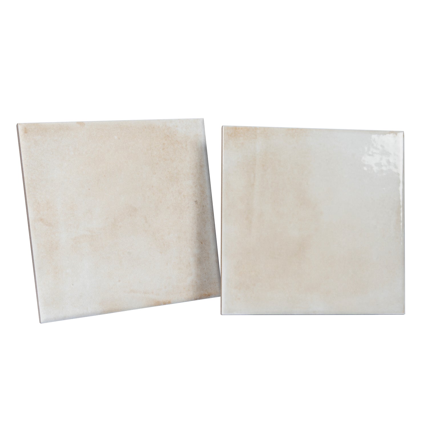 Zahara 6x6 Creamy off-white Porcelain Zellige Square Wall and Floor Tile (22 Pack, 5.38 sq ft/case)