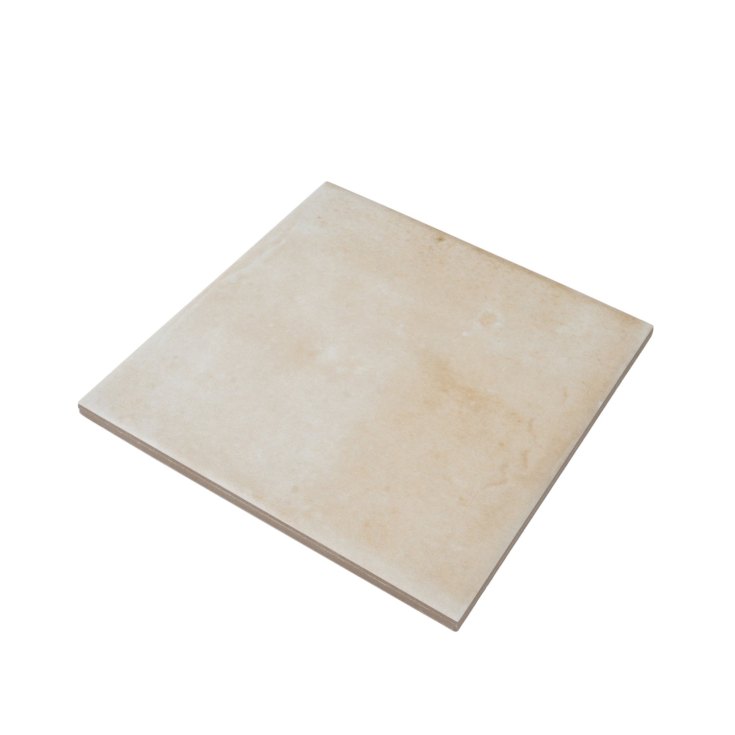 Zahara 6x6 Creamy off-white Porcelain Zellige Square Wall and Floor Tile (22 Pack, 5.38 sq ft/case) - Sample