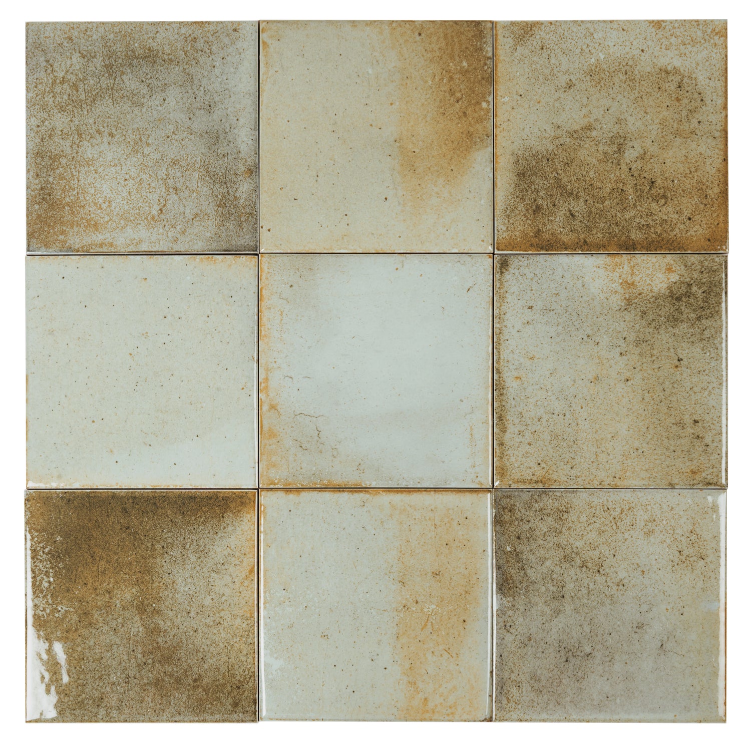 Zahara 6x6 Celadon Green Porcelain Zellige Square Wall and Floor Tile (22 Pack, 5.38 sq ft/case)
