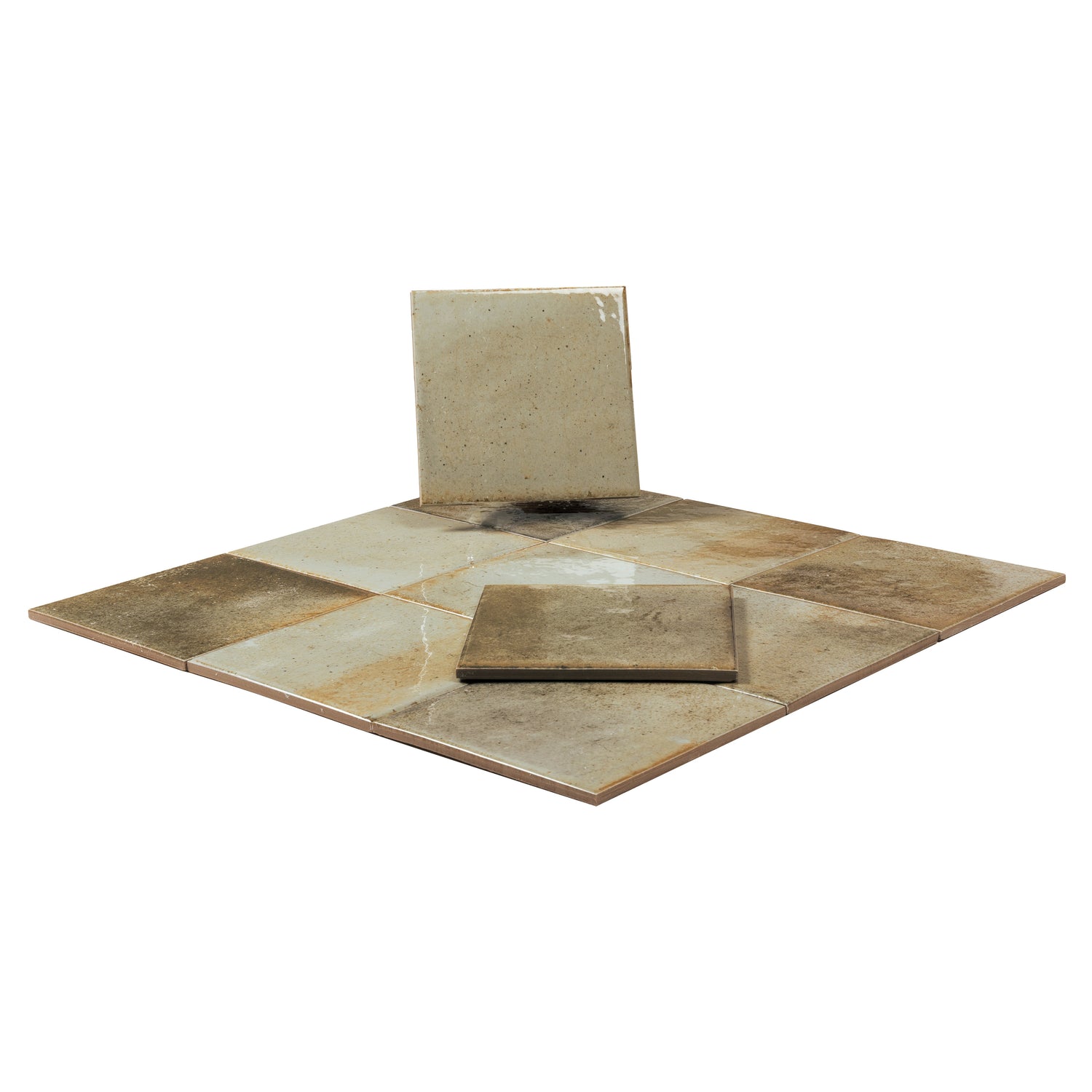 Zahara 6x6 Celadon Green Porcelain Zellige Square Wall and Floor Tile (22 Pack, 5.38 sq ft/case) - Sample