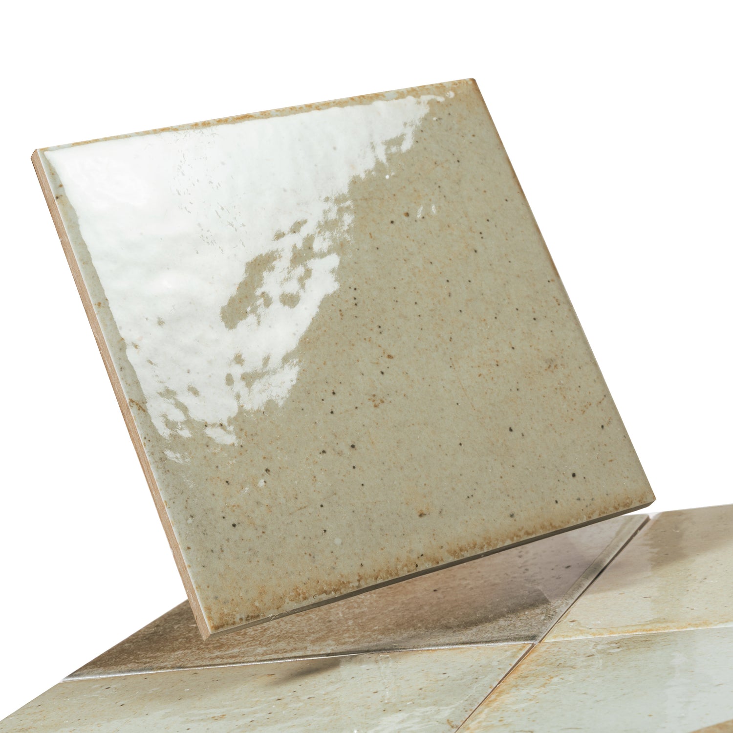 Zahara 6x6 Celadon Green Porcelain Zellige Square Wall and Floor Tile (22 Pack, 5.38 sq ft/case) - Sample