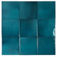 Zahara 6x6 Tropical Teal Porcelain Zellige Square Wall and Floor Tile (22 Pack, 5.38 sq ft/case) - Sample