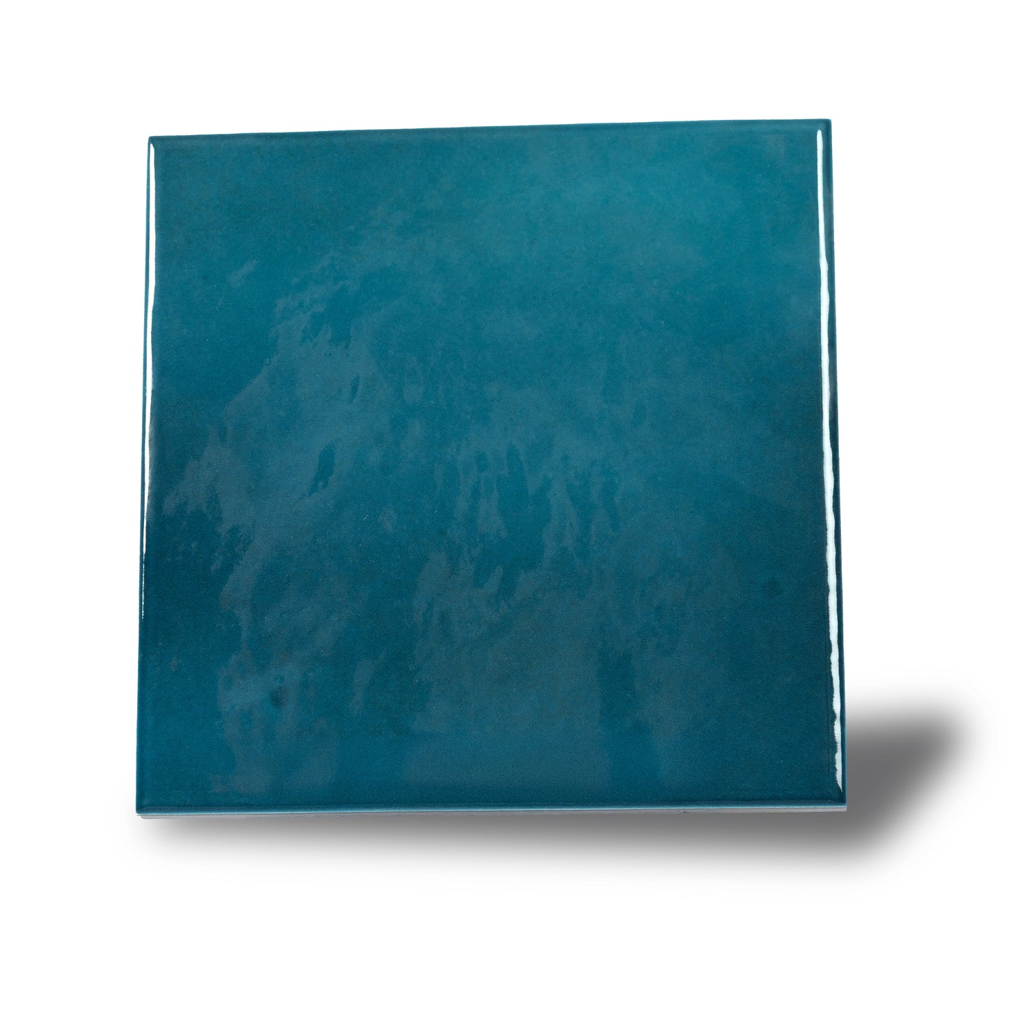 Zahara 6x6 Tropical Teal Porcelain Zellige Square Wall and Floor Tile (22 Pack, 5.38 sq ft/case) - Sample